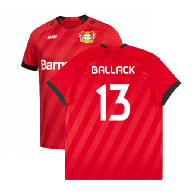 Bayer Leverkusen 2019-20 Home Shirt (Excellent) (Ballack 13)-SoccerKits Hub | Buy Soccer Jerseys Online